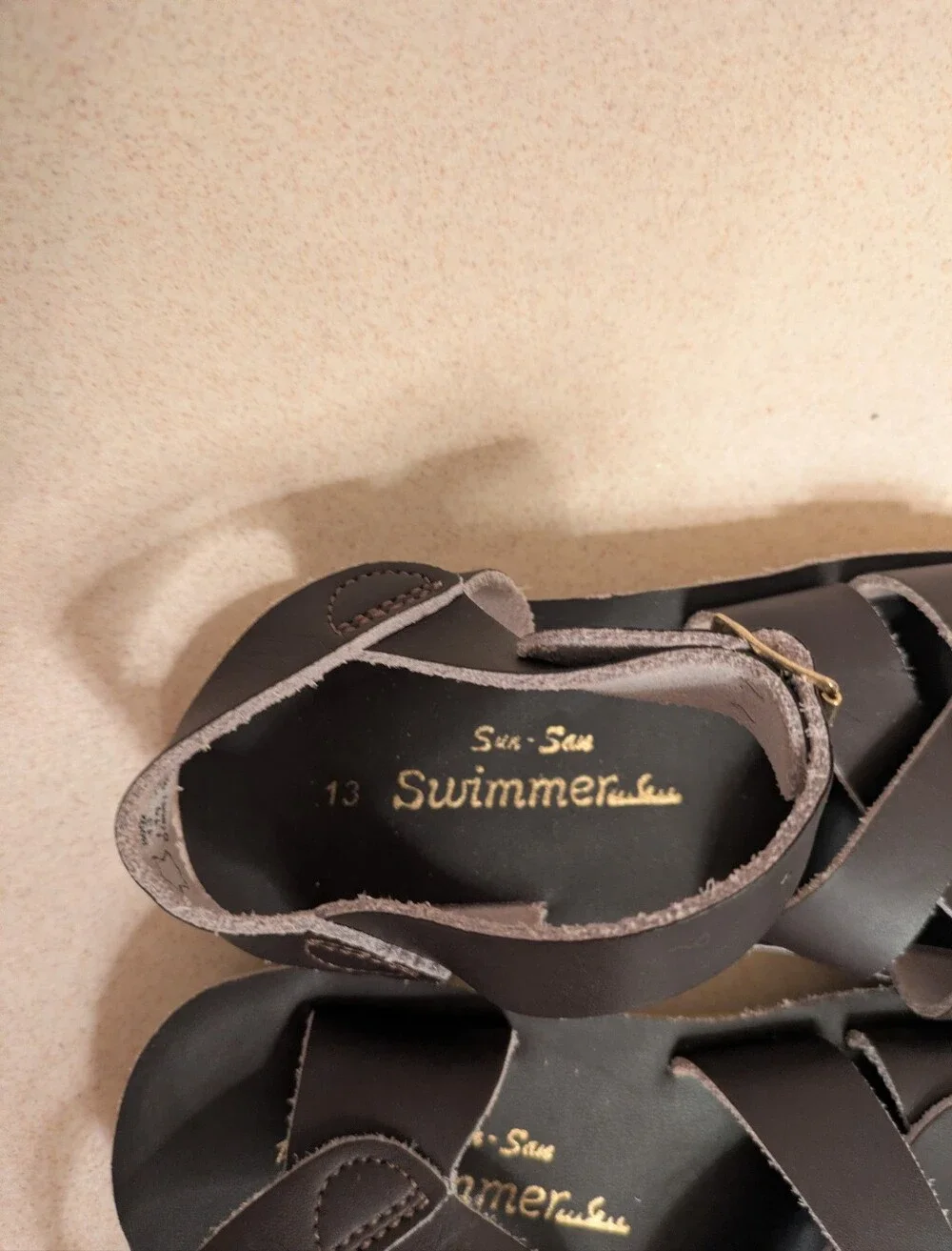 Salt Water Sun-San Swimmer Sandals Little Kids Size 13